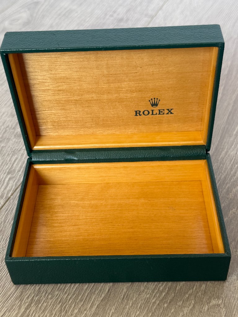 Vintage Rolex Green Watch Presentation Box Case 680071 Empty Box Only